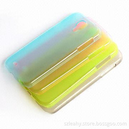 Colorful Transparent Dull Polish Plastic Case for Samsung Galaxy S4